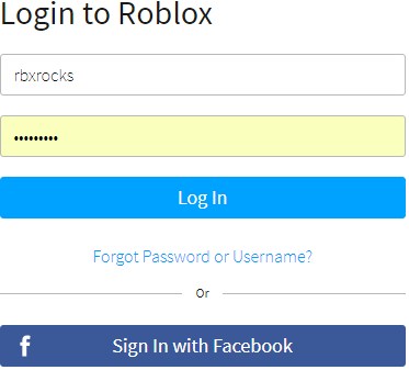 Roblox Login Bingweeklyquiz Com - roblox login with fb