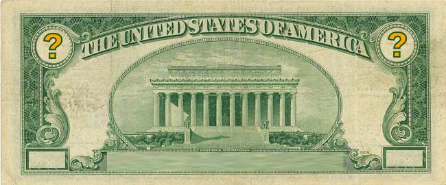 The Lincoln Memorial appears on the back of which US currency