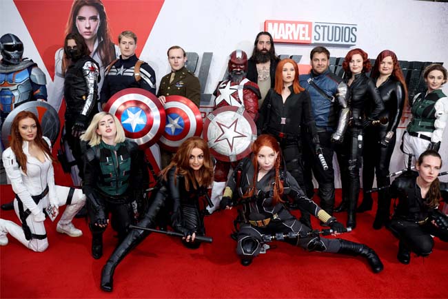 all Marvel black widows cast