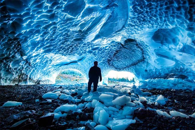 ice caves freezing