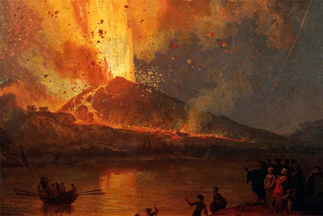 eruption of Mount Vesuvius