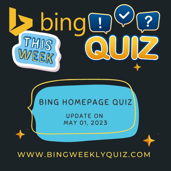 Bing Homepage Quiz 01 Mei 2023