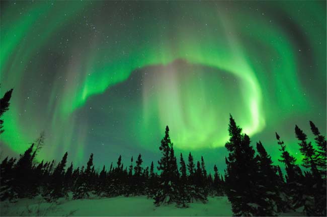 aurora at the South Pole